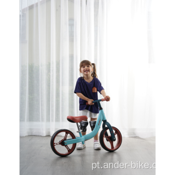 Mini bicicleta de equilíbrio de alumínio infantil sem pedais